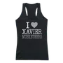 W Republic Women's I Love Tank Shirt Xavier Musketeers 532-417