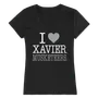 W Republic Women's I Love Shirt Xavier Musketeers 550-417