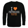 W Republic I Love Crewneck Sweatshirt Pepperdine Waves 552-196