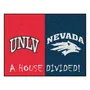Fan Mats Unlv / Nevada House Divided Rug - 34 In. X 42.5 In.
