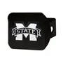 Fan Mats Mississippi State Bulldogs Black Metal Hitch Cover With Metal Chrome 3D Emblem