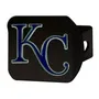 Fan Mats Kansas City Royals Black Metal Hitch Cover - 3D Color Emblem