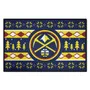 Fan Mats Denver Nuggets Holiday Sweater Starter Accent Rug - 19In. X 30In.