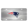 Fan Mats New England Patriots 3D Stainless Steel License Plate