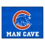 Fan Mats Chicago Cubs Man Cave All-Star Rug - 34 In. X 42.5 In.