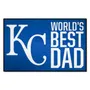 Fan Mats Kansas City Royals Starter Accent Rug - 19In. X 30In. World's Best Dad Starter Mat