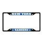 Fan Mats New York Rangers Metal License Plate Frame Black Finish