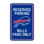 Fan Mats Buffalo Bills Team Color Reserved Parking Sign Decor 18In. X 11.5In. Lightweight