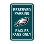Fan Mats Philadelphia Eagles Team Color Reserved Parking Sign Decor 18In. X 11.5In. Lightweight
