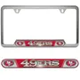 Fan Mats San Francisco 49Ers Embossed License Plate Frame