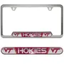Fan Mats Virginia Tech Hokies Embossed License Plate Frame