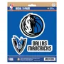 Fan Mats Dallas Mavericks 3 Piece Decal Sticker Set