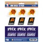 Fan Mats Phoenix Suns 12 Count Mini Decal Sticker Pack