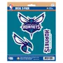 Fan Mats Charlotte Hornets 3 Piece Decal Sticker Set