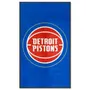 Fan Mats Detroit Pistons 3X5 High-Traffic Mat With Durable Rubber Backing - Portrait Orientation