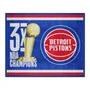 Fan Mats Detroit Pistons Dynasty 8Ft. X 10Ft. Plush Area Rug