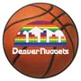 Fan Mats Nba Retro Denver Nuggets Basketball Rug - 27In. Diameter
