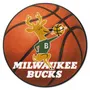 Fan Mats Nba Retro Milwaukee Bucks Basketball Rug - 27In. Diameter
